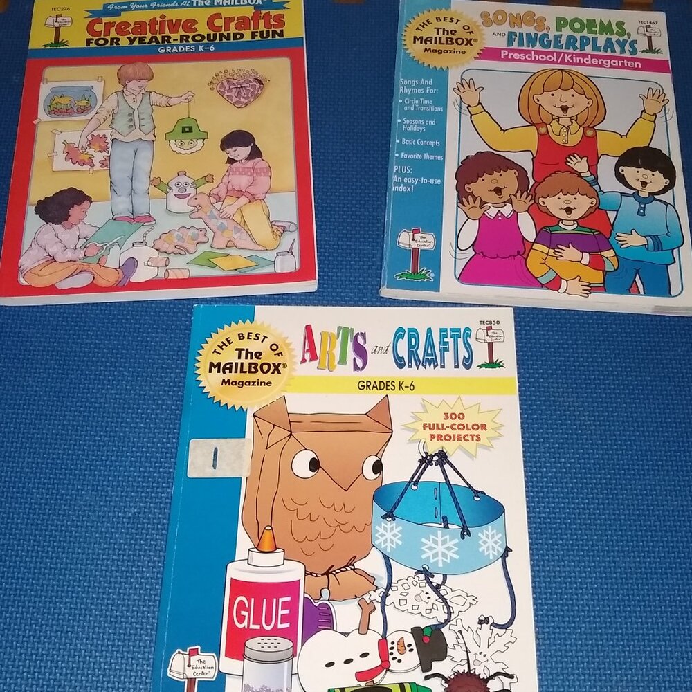 Mailbox Songs, Poems, Finger-plays Pre/K + Art Crafts + creative Craft for year